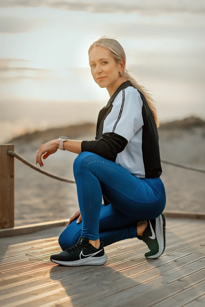 Grete Truu päikeseloojangul